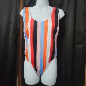 NEW LOOK (Size 10) One piece swimsuit with low cut back